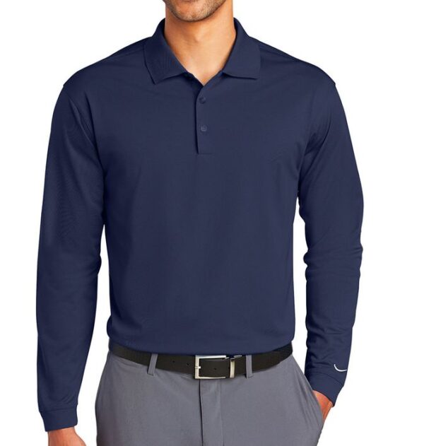 Long Sleeve Polo Shirt - Image 1